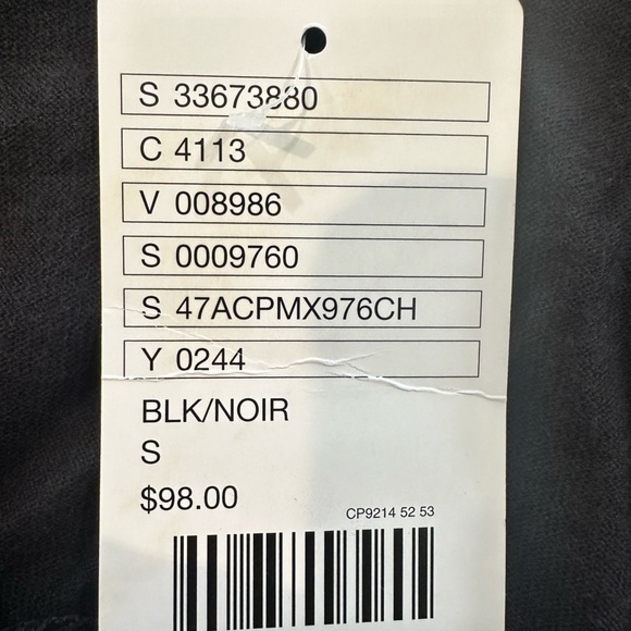 NEW Anthropologie Cardigan-Size Small-Black-Sheer Sides and Lower Back - Picture 8 of 10